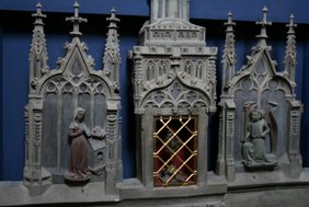 Verkündigungsszene am Walburga-Altar (Barmherzige Brüder/Frater Magnus Morhardt)