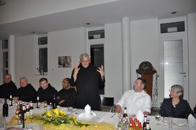 Provinzial bei Dankesrede (Barmherzige Brüder/Kirsten Oberhoff)