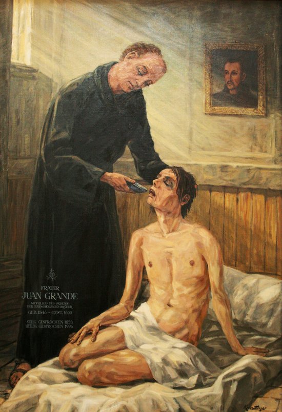 Hl. Johannes Grande (1546-1600) (Barmherzige Brüder
Künstler: Josef Kneuttinger)