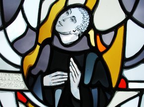 Heiliger Johannes Grande_Glasfenster Marienkapelle, Regensburg (Archiv Barmherzige Brüder )