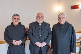 Besuch bei Kardinal Reinhard Marx (Erzbistum München-Freising/Stephan Kiderle)
