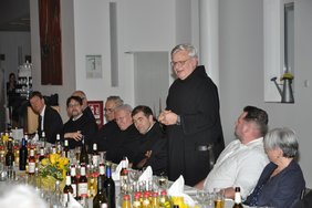 Provinzial bei Dankesrede (Barmherzige Brüder/Kirsten Oberhoff )