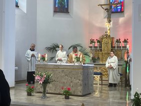 Gottesdienst in Algasing (Barmherzige Brüder Behindertenhilfe Region Oberbayern/Gerhard Blenninger)